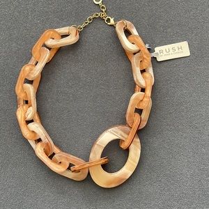 Cool chunky acrylic chain necklace